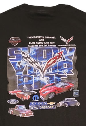 Show Your Ride T-Shirt Back